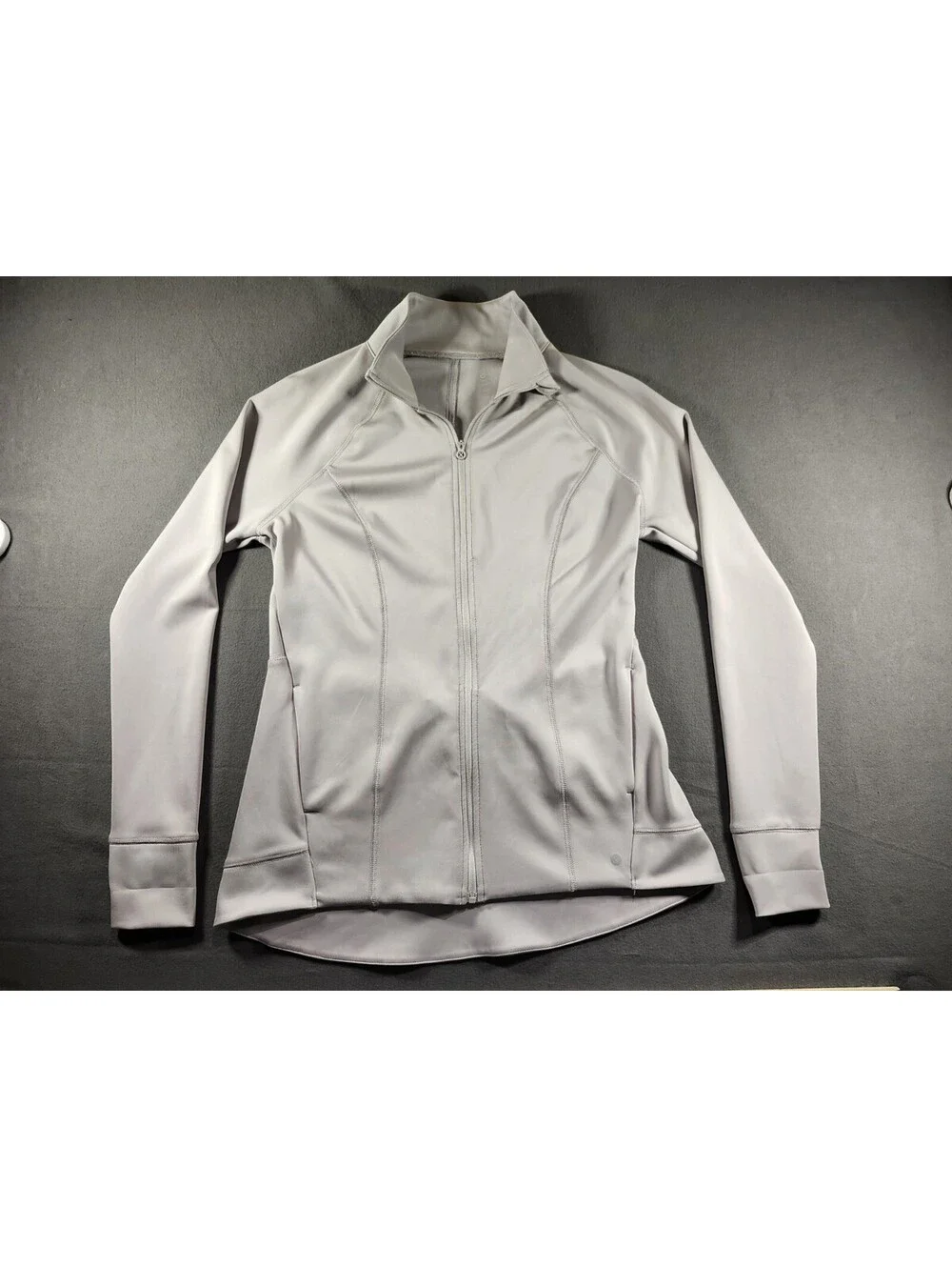 Layer 8 Women's M Athletic Lavender/Gray Running Jacket Quick Dry Fitness 0156